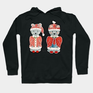 Cute mice christmas Hoodie